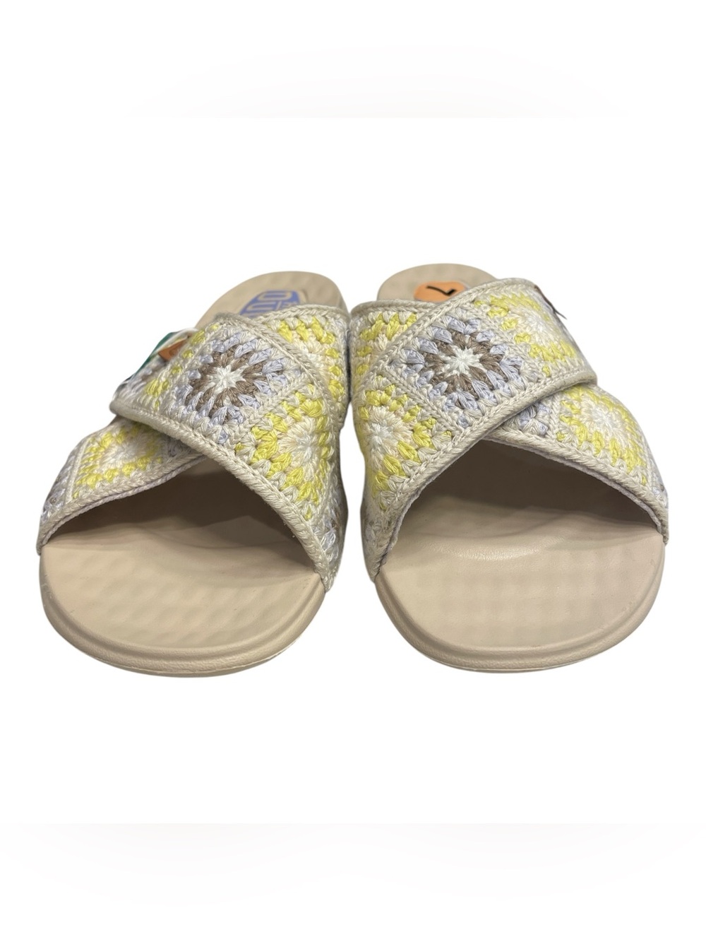 Hey Dude Christi Slide
Cottage Crochet Sandals Lavender Tan & Yellow Size 7 NWT - Picture 9 of 12